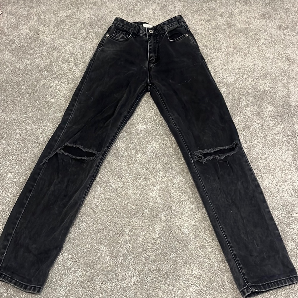 Femme Luxe black high waisted jeans